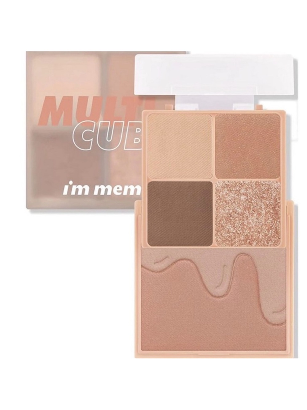 I'M MEME Multi Cube 4 Eyeshadow & 2 Blush Colors Vanilla Double Shot NEW!